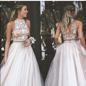 Two Piece Long Cupcake Dress